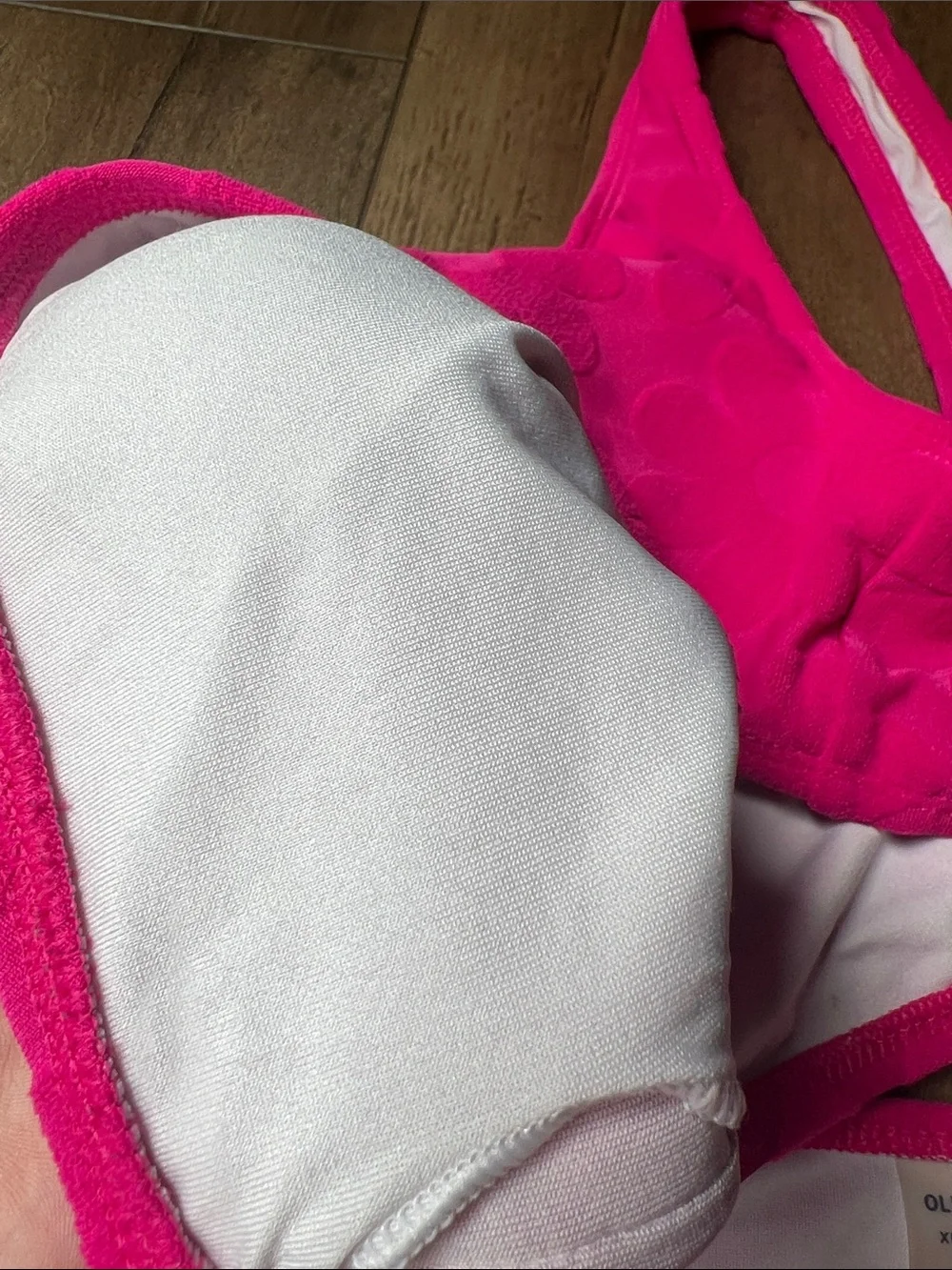 Old Navy Bright Pink Girls Two-Piece Swim Bikini